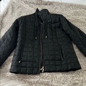 Bogner Black Quilted Coat